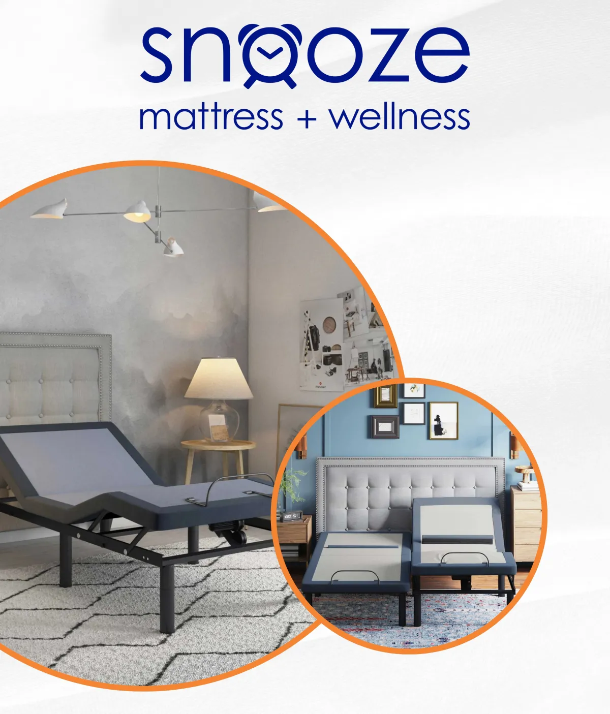 Base ajustable para colchón y recámara acondicionada para un soporte de sueño personalizado